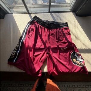 Nike Burgundy Athletic Men's Shorts